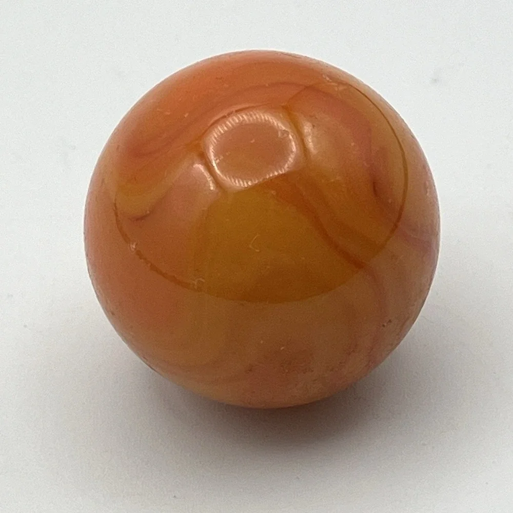 7 - Vintage Glass Marbles / Assorted Mix + Cadmium / Shooters / Glows / No 22